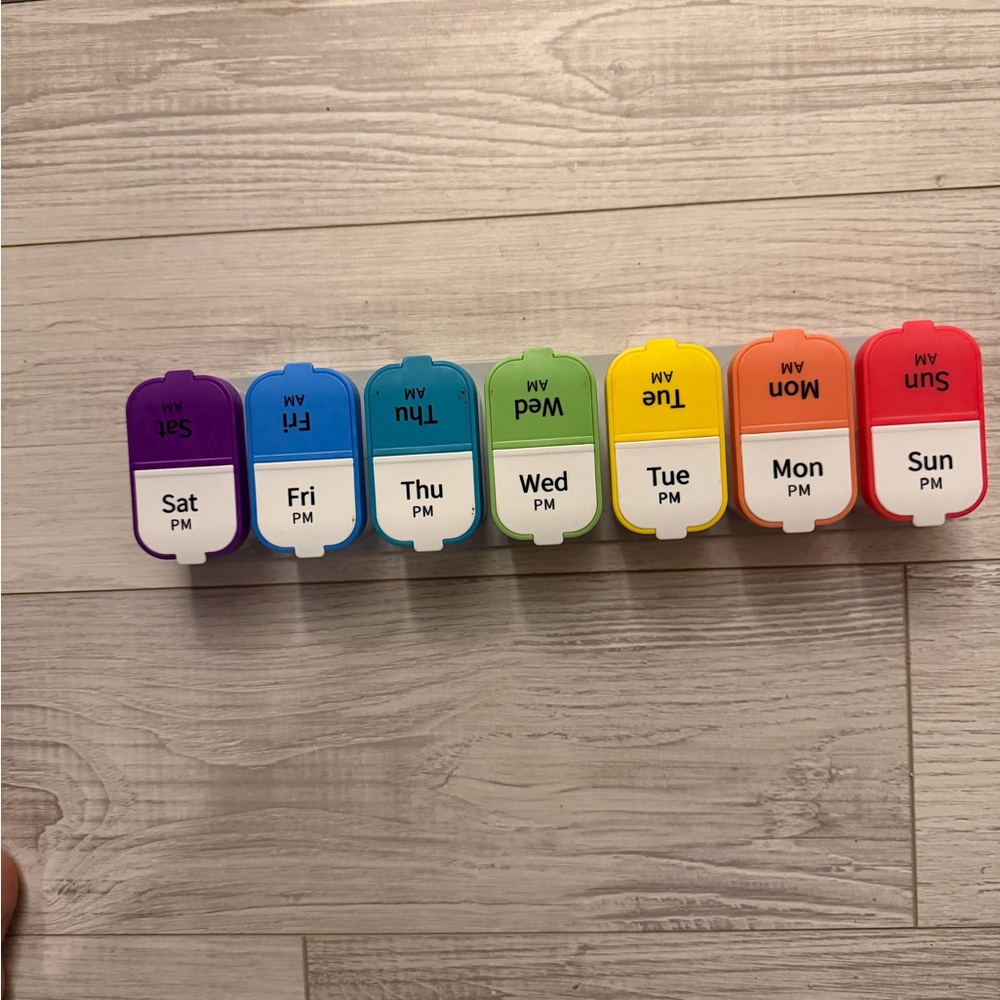 Amazon Weekly Pill Organizer - Multicolor